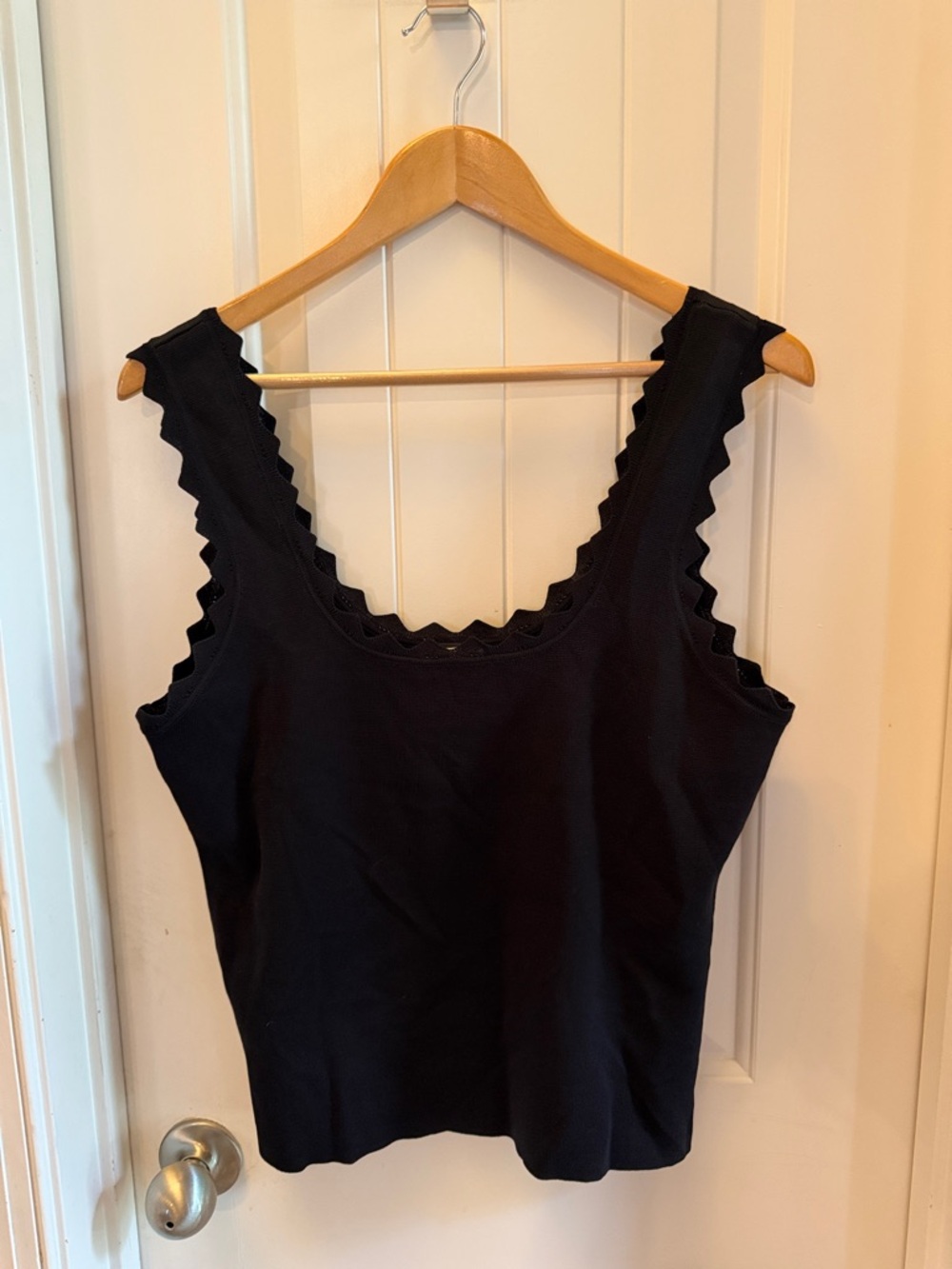 Tuckernuck Black Ric Rac Compression Tank - Picture 2 of 8